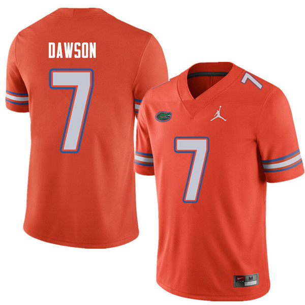Jordan Brand Men #7 Duke Dawson Florida Gators College Football Jerseys Sale-Orange